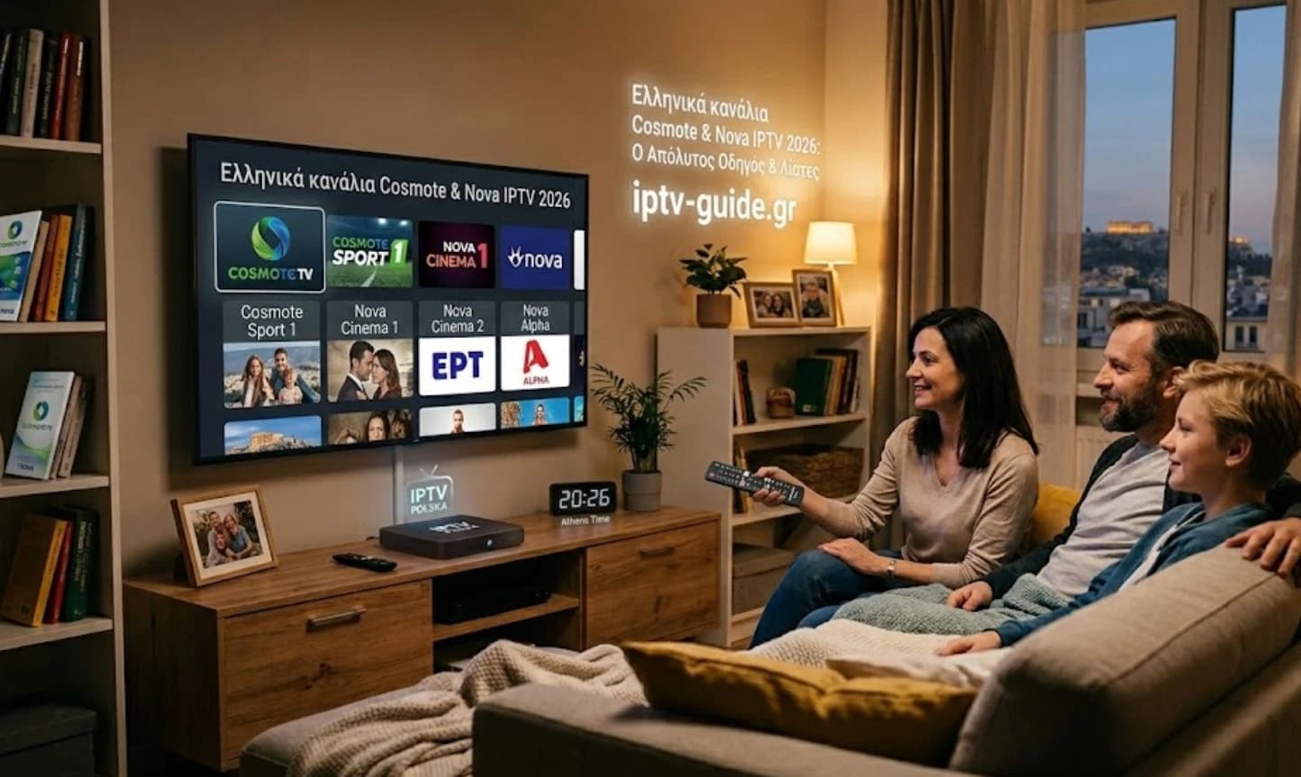 Ελληνικά κανάλια Cosmote & Nova IPTV 2026: Ο Απόλυτος Οδηγός & Λίστες